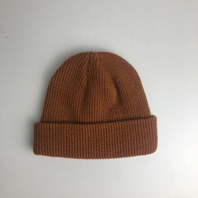 Mode Hip Hop Beanie Strickmütze Männer Skullcap Frauen Winter Warm Brimless Baggy Melon Cap Cuff Docker Fisherman Beanies Hüte