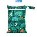 EezKoala Mini Wet Bag For Baby Cloth Diaper Bag For Menstrual Pads 18X25cm,Zipper Waterproof Reusable and Washable Wetbag