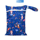 EezKoala Mini Wet Bag For Baby Cloth Diaper Bag For Menstrual Pads 18X25cm,Zipper Waterproof Reusable and Washable Wetbag