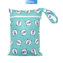 EezKoala Mini Wet Bag For Baby Cloth Diaper Bag For Menstrual Pads 18X25cm,Zipper Waterproof Reusable and Washable Wetbag