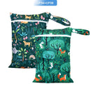 EezKoala Mini Wet Bag For Baby Cloth Diaper Bag For Menstrual Pads 18X25cm,Zipper Waterproof Reusable and Washable Wetbag