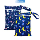 EezKoala Mini Wet Bag For Baby Cloth Diaper Bag For Menstrual Pads 18X25cm,Zipper Waterproof Reusable and Washable Wetbag