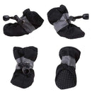 4pcs Antiskid Puppy Shoes Pet Protection Soft-soled Pet Dog Shoes Winter Waterproof Prewalkers Soft Supplies Pet Paw Care