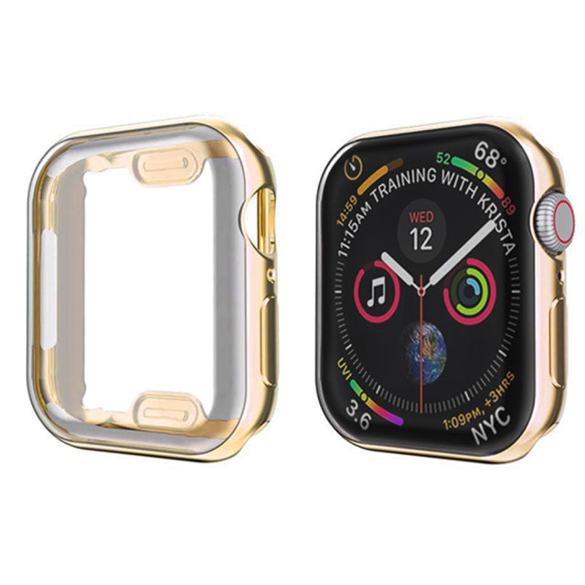 Screen Protector For Apple Watch case 45mm 41mm 44MM 40MM Full TPU bumper Cover 42mm 38MM accessories iwatch series 7 SE 6 5 4 3