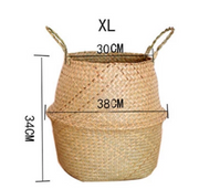 Algen-Weidenkorb Rattan Hängender Blumentopf Blumentopf Schmutzige Kleidung Schmutziger Wäschekorb Ablagekorb WF1015