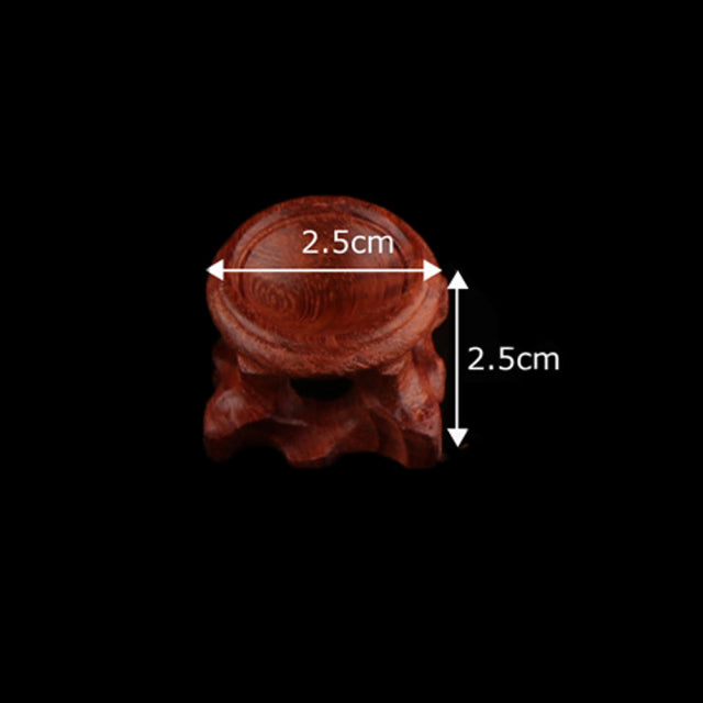 Base de soporte de exhibición de madera de rama de ácido Retro para soporte de bola de cristal, esfera, globo, piedra, colección para el hogar en miniatura, decoración duradera, 1 ud.