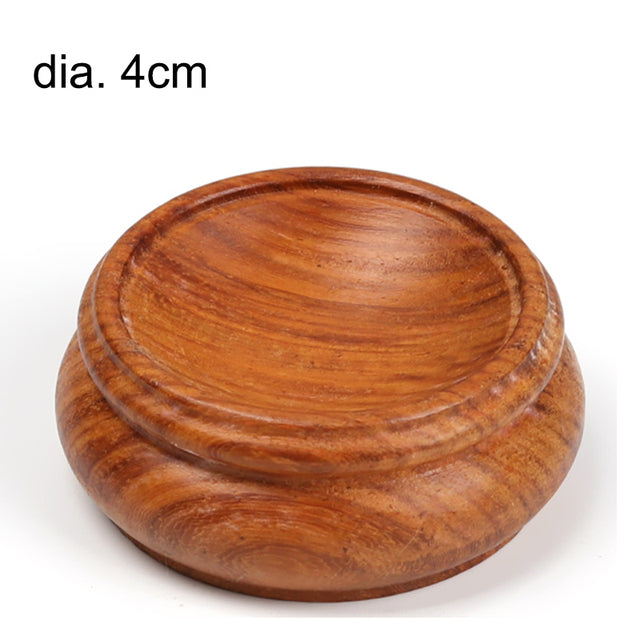 Base de soporte de exhibición de madera de rama de ácido Retro para soporte de bola de cristal, esfera, globo, piedra, colección para el hogar en miniatura, decoración duradera, 1 ud.