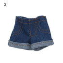 Multi Style Denim 11.5&quot;Jeans Bottoms Shorts For Doll Clothes Outfits Short Pants For Blythe 1/6 Dolls Accessories