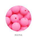 Cute-Idea 20Pcs Silicone Round Beads 9MM Baby Teething Chewable Beads DIY Baby Rodent Pacifier Chain Toys Accessories Baby Goods