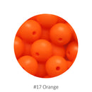 Cute-Idea 20Pcs Silicone Round Beads 9MM Baby Teething Chewable Beads DIY Baby Rodent Pacifier Chain Toys Accessories Baby Goods