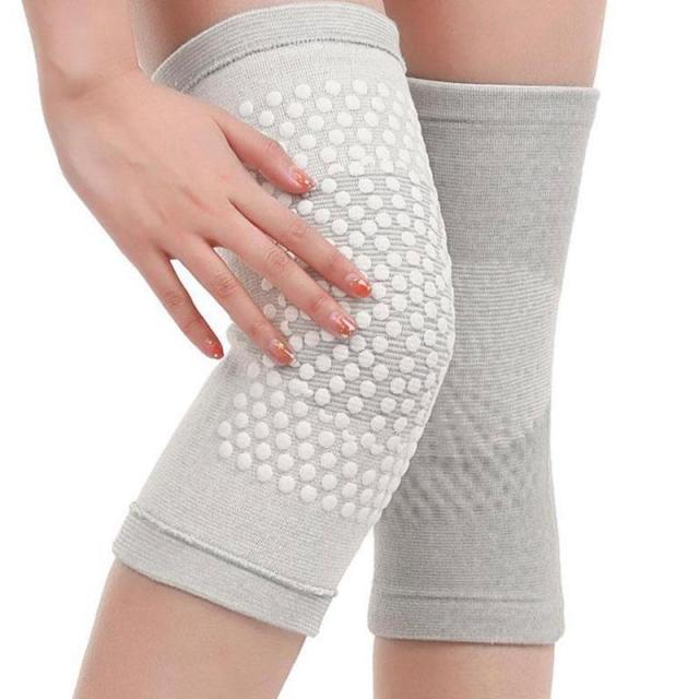 2 Stück Turmalin selbsterwärmende Knieschützer Kniebandage warm zur Linderung von Arthritis-Gelenkschmerzen und zur Wiederherstellung von Verletzungen