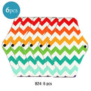 Almohadillas menstruales reutilizables, 6 uds., servilleta sanitaria lavable para mujer, almohadilla Menstrual lavable de carbón de bambú y algodón