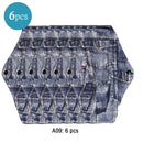 Almohadillas menstruales reutilizables, 6 uds., servilleta sanitaria lavable para mujer, almohadilla Menstrual lavable de carbón de bambú y algodón