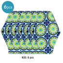 Almohadillas menstruales reutilizables, 6 uds., servilleta sanitaria lavable para mujer, almohadilla Menstrual lavable de carbón de bambú y algodón