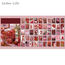 Lychee Life Flower Plants Washi Paper Note Stickers Sticky Scrapbooking Junk Journal Happy Planner Etiqueta Decoración