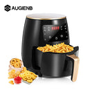 AUGIENB 1400W 4.5L Air Fryer Oil free Health Fryer Cooker Multifunction Smart Touch LCD Deep Airfryer for French fries Pizza