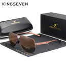 KINGSEVEN 2022 marca hombres gafas de sol de aluminio polarizadas UV400 espejo hombre gafas de sol mujeres para hombres Oculos de sol
