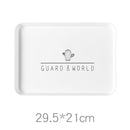 Exquisite Nordic Creative Multi-Function Rectangular Plastic Serving Tray Kitchen Organizer Home Kitchen Fruit Dessert Tray