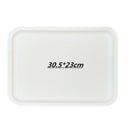 Exquisite Nordic Creative Multi-Function Rectangular Plastic Serving Tray Kitchen Organizer Home Kitchen Fruit Dessert Tray