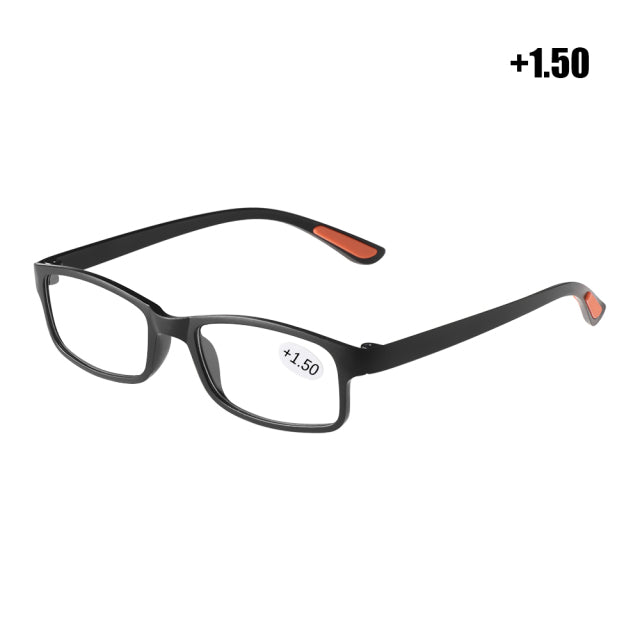Gafas de lectura ultraligeras, gafas flexibles con aumento + 1,00 ~ + 4,0 dioptrías, cuidado de la visión, gafas para ancianos, accesorios para los ojos