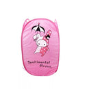 Folding Laundry Basket Hamper Cartoon Pop Up Open Mesh Laundry Dirty Sorting Basket Kids Toys Sundrie Home Storage Box Organizer