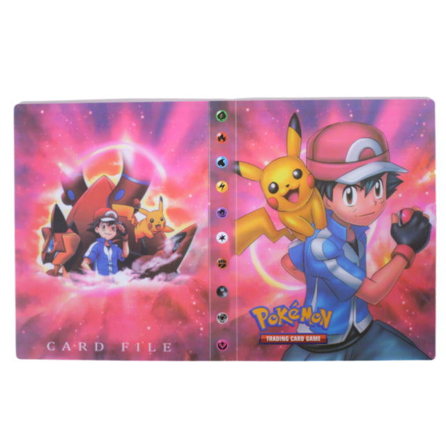 240Pcs Holder Collections Pokemon Cards Album Book Game Characters Map Binder Folder Top Loaded List Toy Christmas Gift For Kid