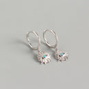 WANTME Real 100% 925 Sterling Silver Punk Hip-Hop Link Chain Gothic Studs Earrings for Fashion Women Jewelry Accessories 2022