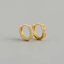 WANTME Real 100% 925 Sterling Silver Punk Hip-Hop Link Chain Gothic Studs Earrings for Fashion Women Jewelry Accessories 2022