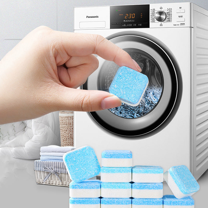 Limpiador de lavadora de 4/8 Uds., tabletas efervescentes, lavadora de limpieza profunda, desodorante, elimina las manchas, detergente para lavadora