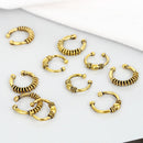 5pcs/Pack Different 49 Styles Charms Hair Braid Dread Dreadlock Beads Clips Cuffs Rings Jewelry Dreadlock Clasps Accessories