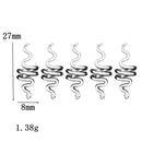 5pcs/Pack Different 49 Styles Charms Hair Braid Dread Dreadlock Beads Clips Cuffs Rings Jewelry Dreadlock Clasps Accessories