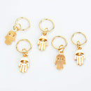 5pcs/Pack Different 49 Styles Charms Hair Braid Dread Dreadlock Beads Clips Cuffs Rings Jewelry Dreadlock Clasps Accessories