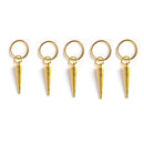 5pcs/Pack Different 49 Styles Charms Hair Braid Dread Dreadlock Beads Clips Cuffs Rings Jewelry Dreadlock Clasps Accessories