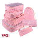 8/6 pieces Set Travel Organizer Storage Bags Suitcase Packing Set Storage Cases Portable Luggage Organizer Clothe Shoe TidyPouch