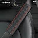 Car Accessories Seat Belt Pu Leather Safety Belt Shoulder Cover Breathable Protection Seat Belt Padding Pad Auto Interior Access