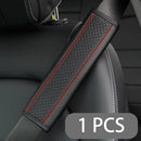 Car Accessories Seat Belt Pu Leather Safety Belt Shoulder Cover Breathable Protection Seat Belt Padding Pad Auto Interior Access