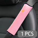 Car Accessories Seat Belt Pu Leather Safety Belt Shoulder Cover Breathable Protection Seat Belt Padding Pad Auto Interior Access