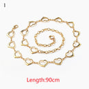 105cm Waistband Pants Classic Waist Chain Love Heart Hollow Girdle For Women Hip Hop Style Fashion Fine Waist Belts 2020 Trendy