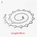 105cm Waistband Pants Classic Waist Chain Love Heart Hollow Girdle For Women Hip Hop Style Fashion Fine Waist Belts 2020 Trendy