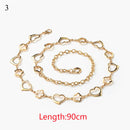 105cm Waistband Pants Classic Waist Chain Love Heart Hollow Girdle For Women Hip Hop Style Fashion Fine Waist Belts 2020 Trendy