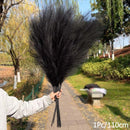 1 Uds hierba Pampas artificiales decoración de la habitación del hogar ramo de flores de caña de imitación DIY decoración de boda suministros de fiesta de cumpleaños