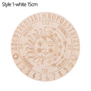 Tablero de péndulo de adivinación de madera de Altar tallado, estrella, sol, luna, corte láser, rebanada, Base de madera, posavasos, letrero de pared, decoración Hexagonal puntiaguda