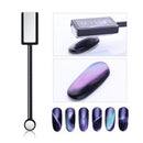 LILYCUTE Double Headed Nail Art Magnet Stick 9D Cat Magnetic for Nail Gel Polish Line Strip Effect Strong Magnetic Pen Tools