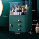 Transparent Cosmetic Storage Box Makeup Drawer Organizer Jewelry Nail Polish Make Up Container Desktop Beauty Storage Case