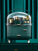 Transparent Cosmetic Storage Box Makeup Drawer Organizer Jewelry Nail Polish Make Up Container Desktop Beauty Storage Case