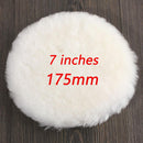 5 Sizes 75-175mm Wool Polishing Disc Car Beauty Waxing Self-Adhesive Disc Imitated Wool Sponge Pad Auto Polisher Sponges Discs