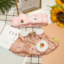 clothes for duck 30 cm lalafanfan duck toy doll accessories with headband bag sweater hat children&