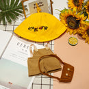 clothes for duck 30 cm lalafanfan duck toy doll accessories with headband bag sweater hat children&