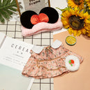 clothes for duck 30 cm lalafanfan duck toy doll accessories with headband bag sweater hat children&