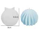 Molde de vela perfumada DIY en forma de lana vela molde de fundición de silicona vela hecha a mano fabricación de jabón molde de cera artesanía decoración del hogar